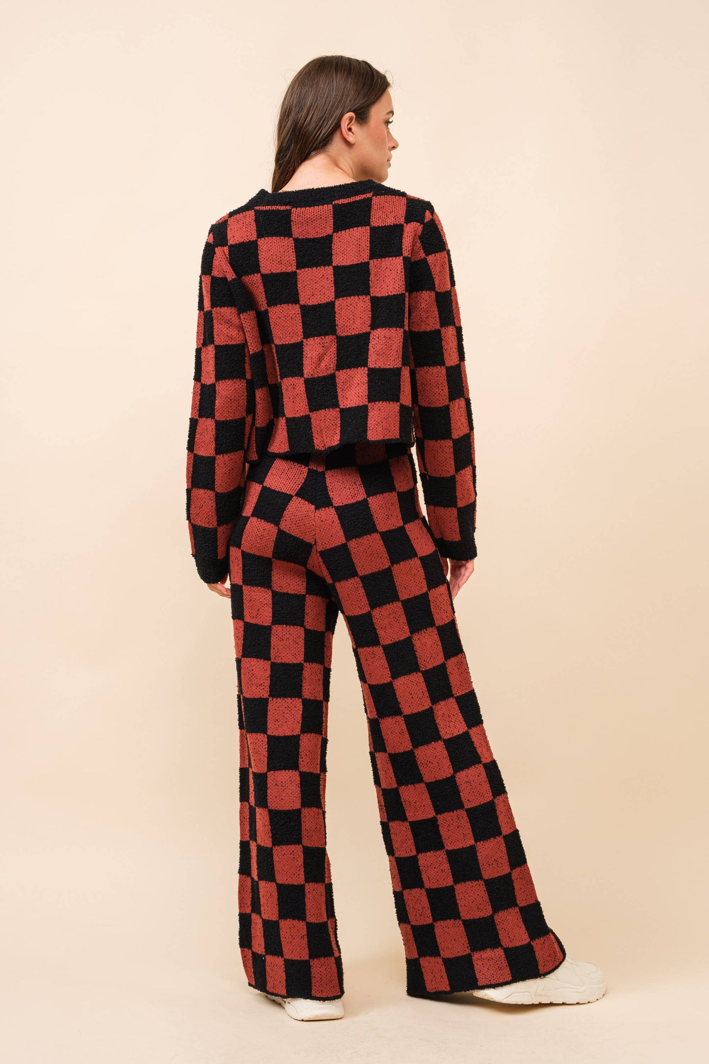 Checkerboard Knit Set