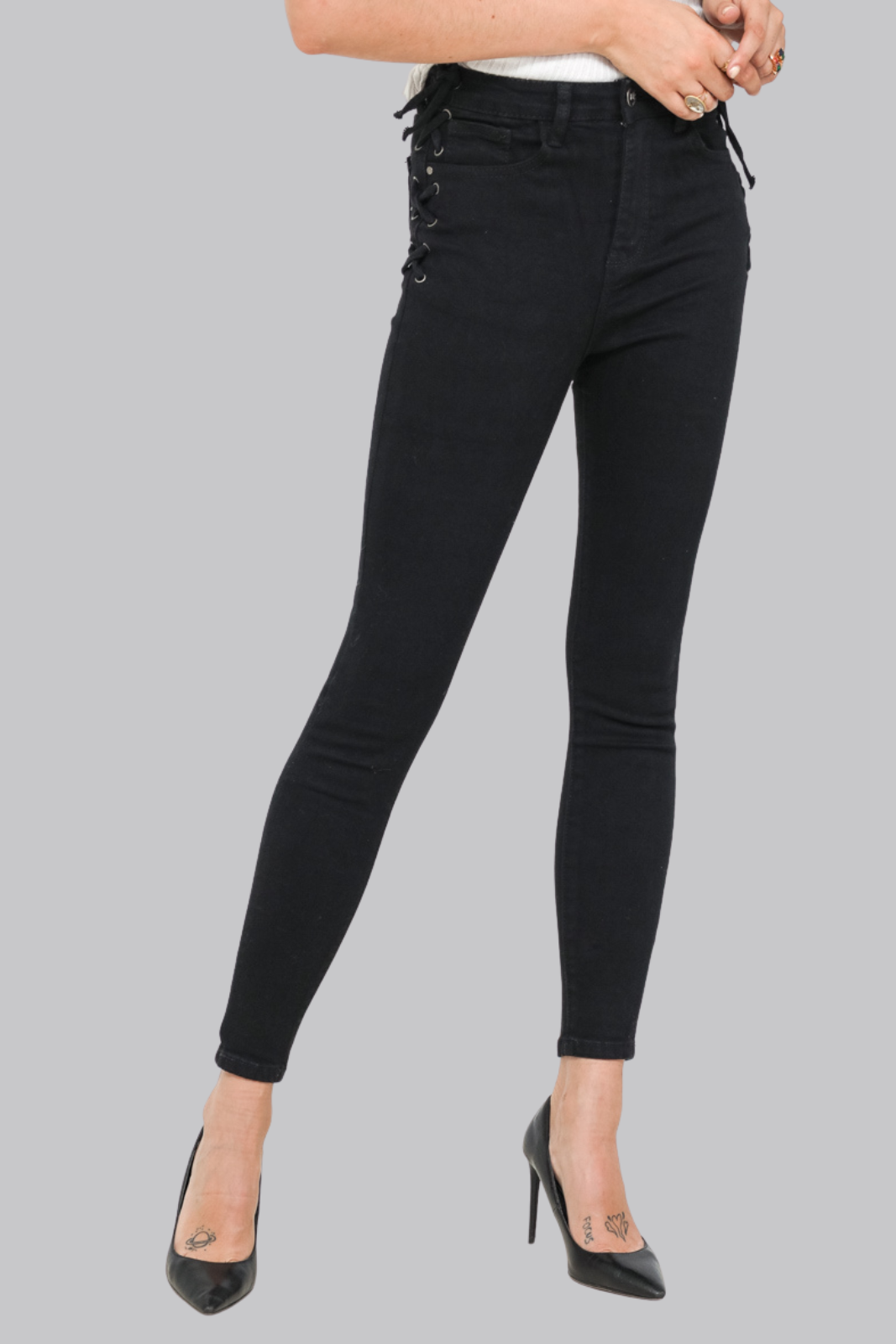 Lace-Up Skinny's