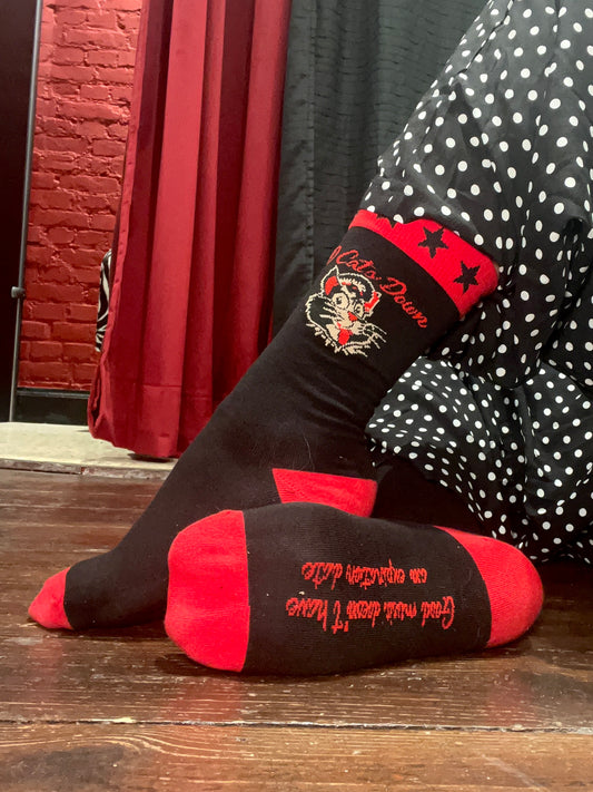 10 Cats Down Socks