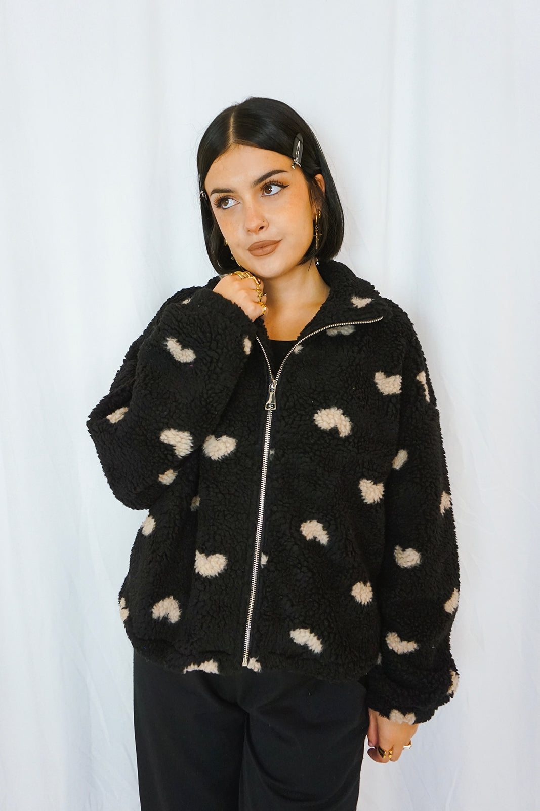 Hearts Sherpa Jacket