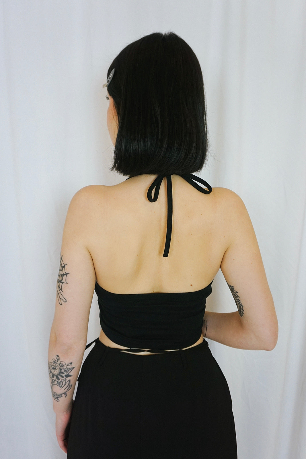 Black Halter Top