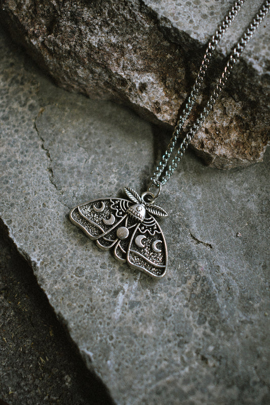 Death moth Necklace