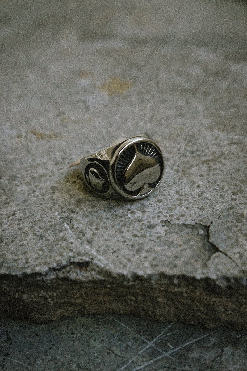 Ace of Spades Ring - Jewellery - House of Bones Jewelry