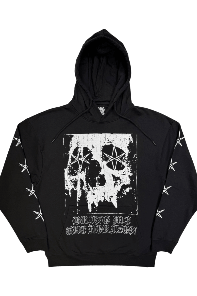 BMTH Oversized Skull Hoodie - Bandshirts - Official Merchandise