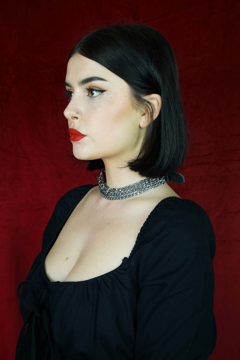Chain Choker Necklace - Necklace - House of Bones Jewelry