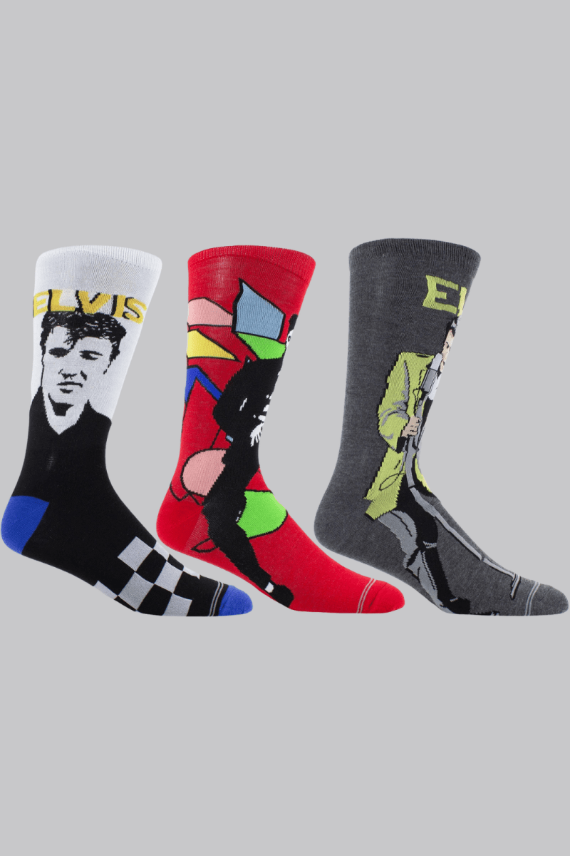 Elvis Presley Unisex Sock Guitar Tin - House of Bones
