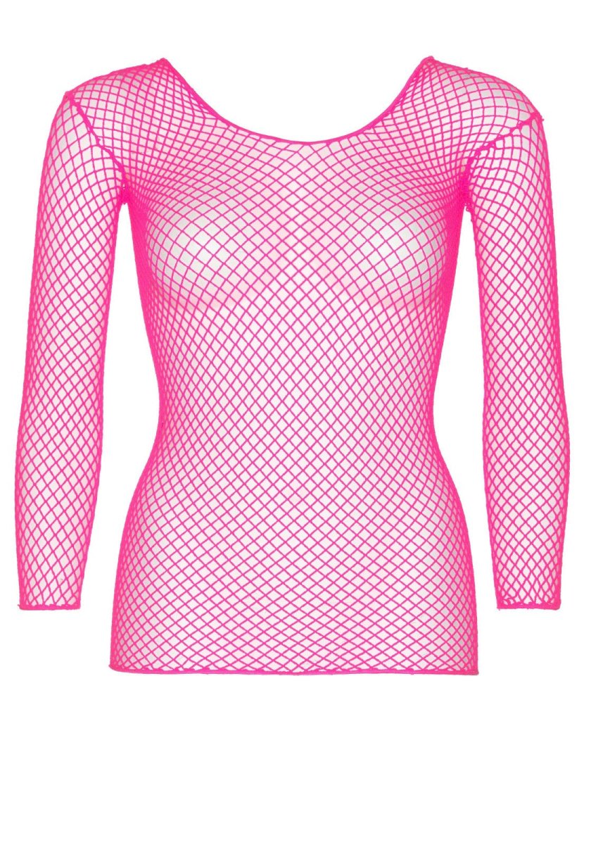 Fishnet Top Pink - Tops - Leg Avenue