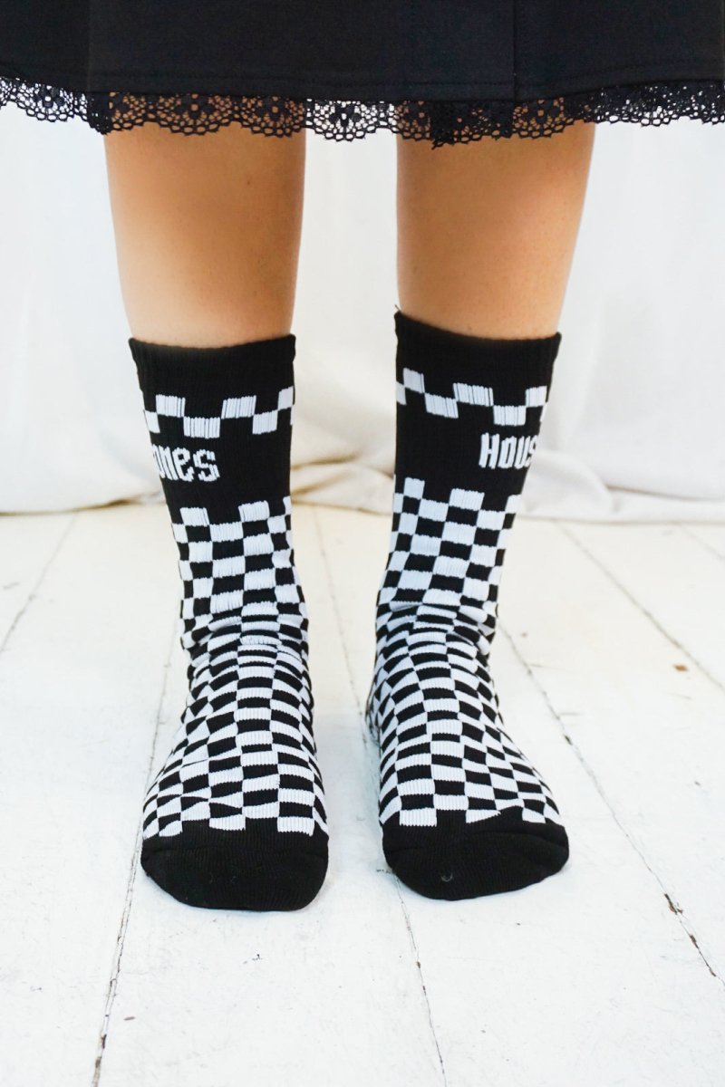House of Bones Socks Checked - Socks - House of Bones