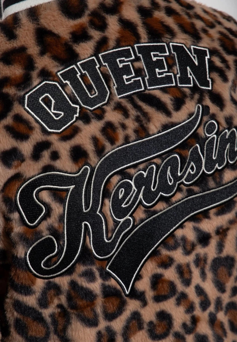 Leopard College Jacket - Jackets - Queen Kerosin