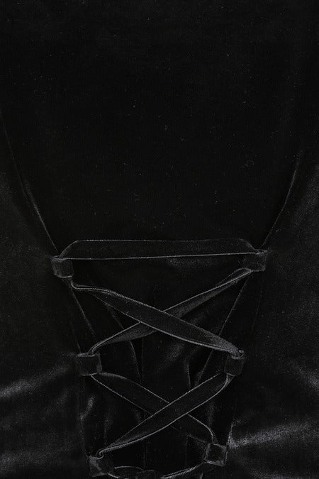 Nightfall velvet Corset Top - Tops - Banned