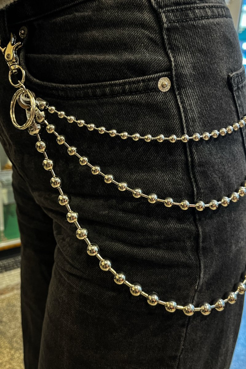 Triple Ball Wallet Chain - Accessories - HOB