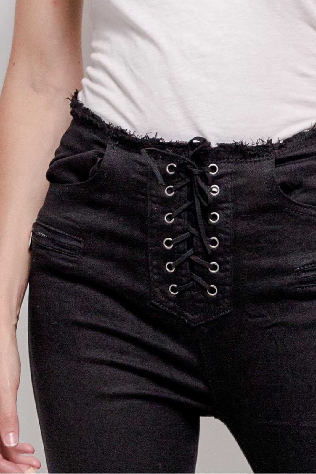 Lace-Up Skinnies