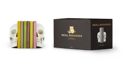 Skull Bookends