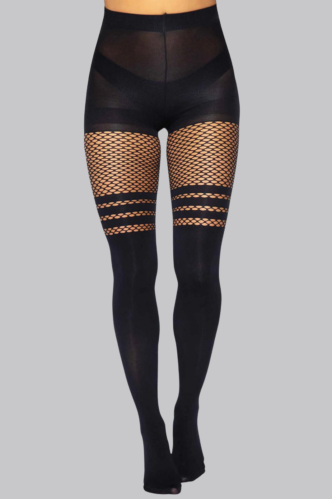 Fishnet Top Tights