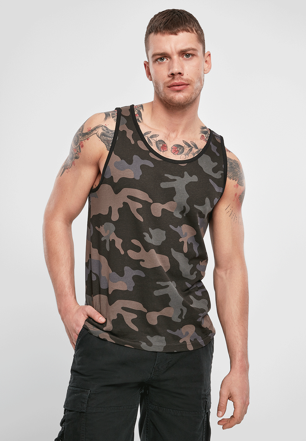 Tank Top – Dark Camo