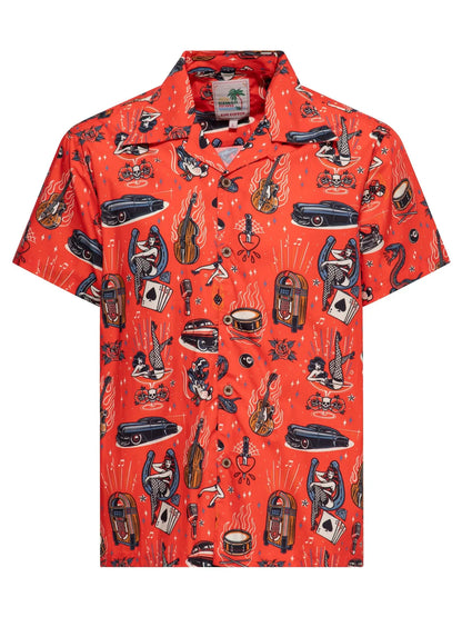Rock 'n' Roll Hawaiian Shirt