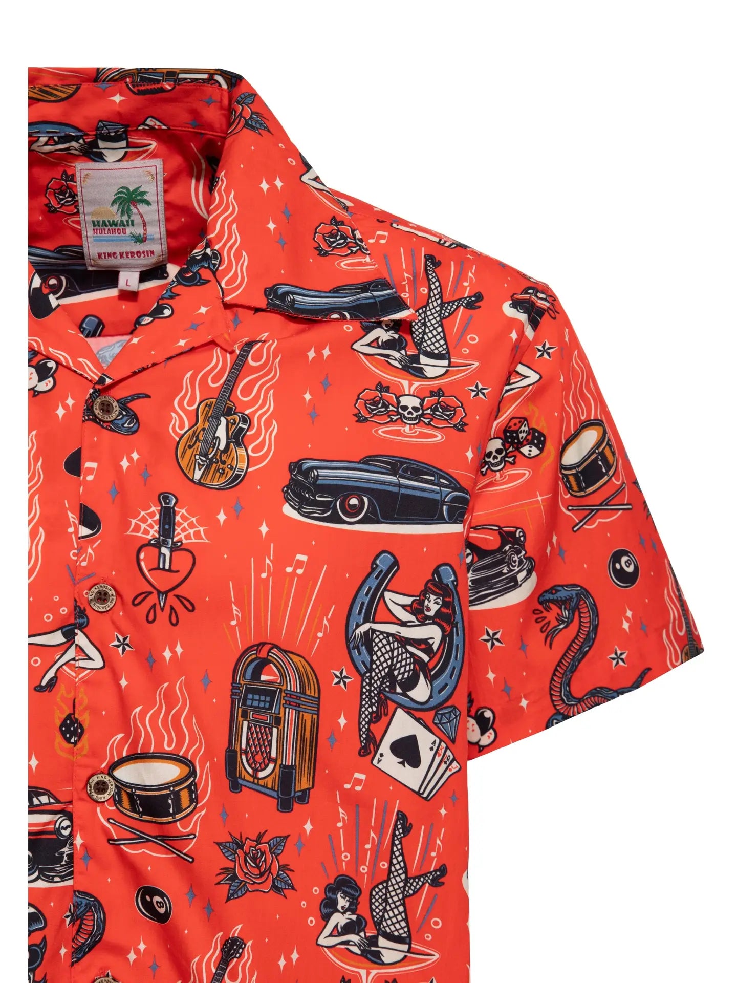 Rock 'n' Roll Hawaiian Shirt