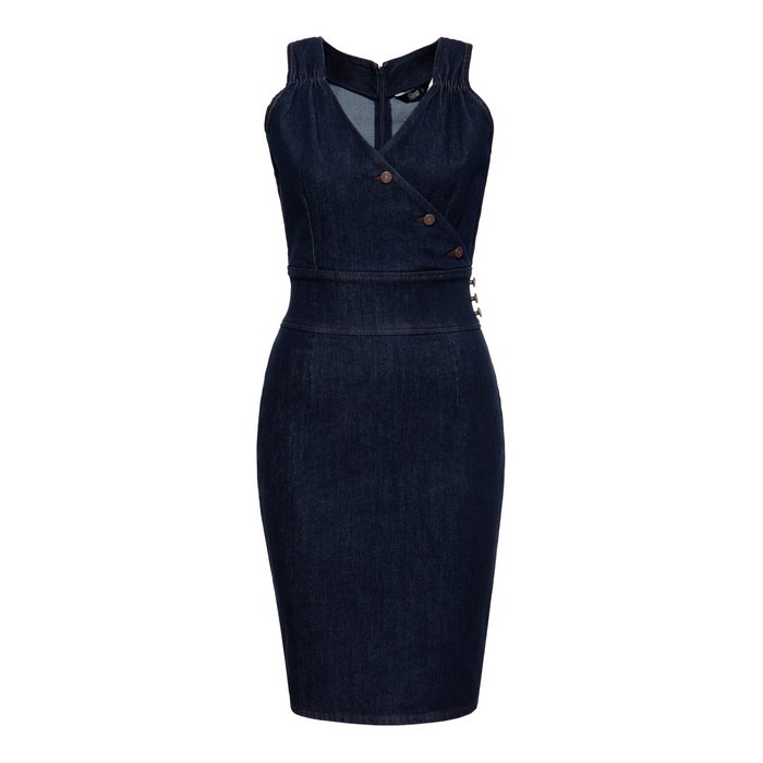 Dark Denim Pencil Dress Peggy