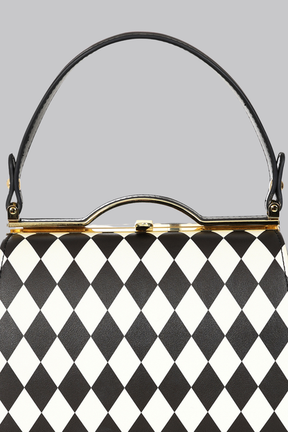 Rhona Harlequin Handbag