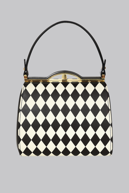 Rhona Harlequin Handbag