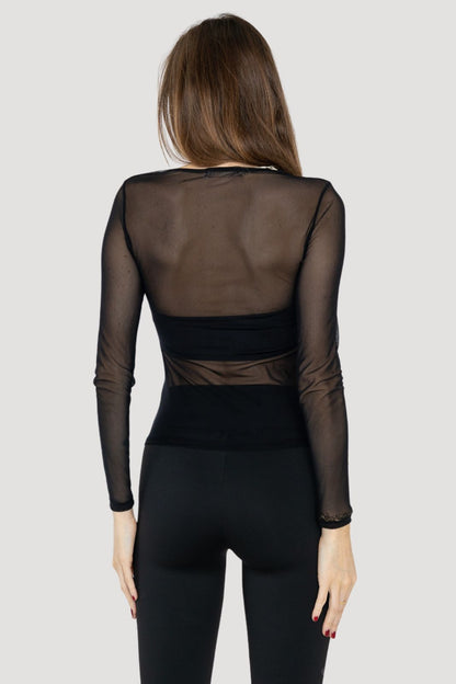 Black Mesh Top
