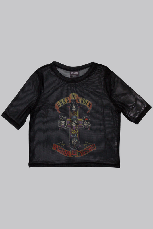 Guns ‘n’ Roses Mesh Top