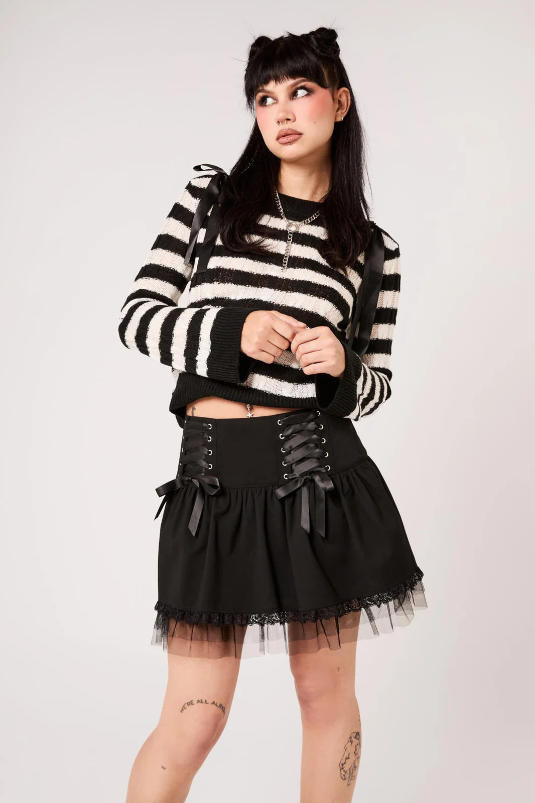 Quinzel C Black Skirt