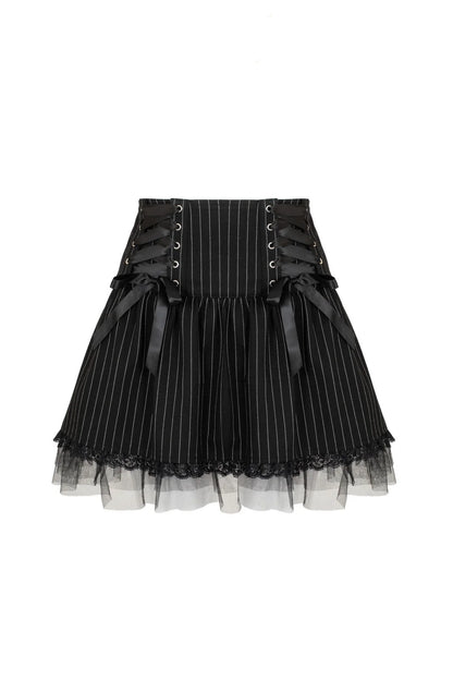 Quinzel C Pinstripe Skirt