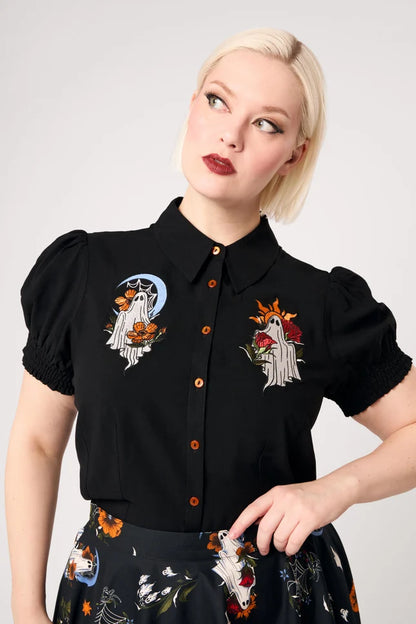 Ghost Flower Blouse