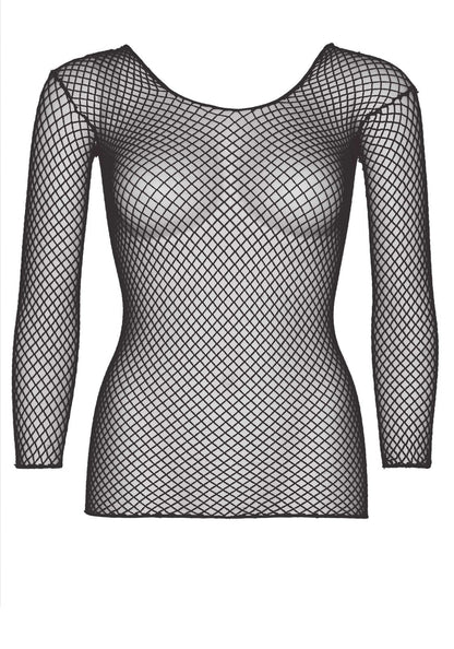 Fishnet Top Black