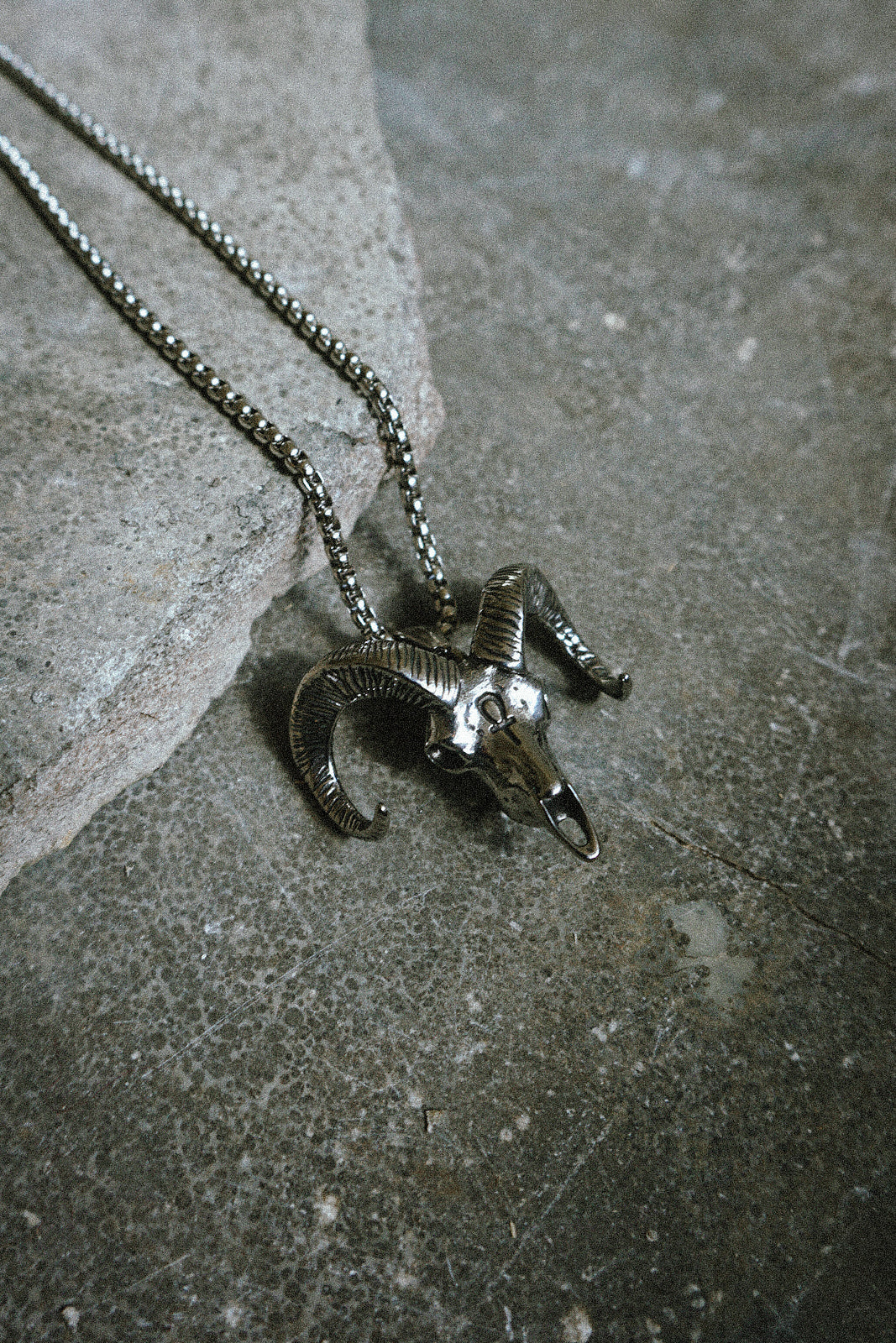 Ram Skull Necklace