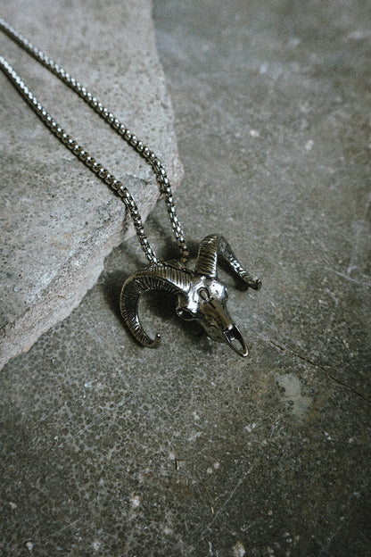 Ram Skull Necklace