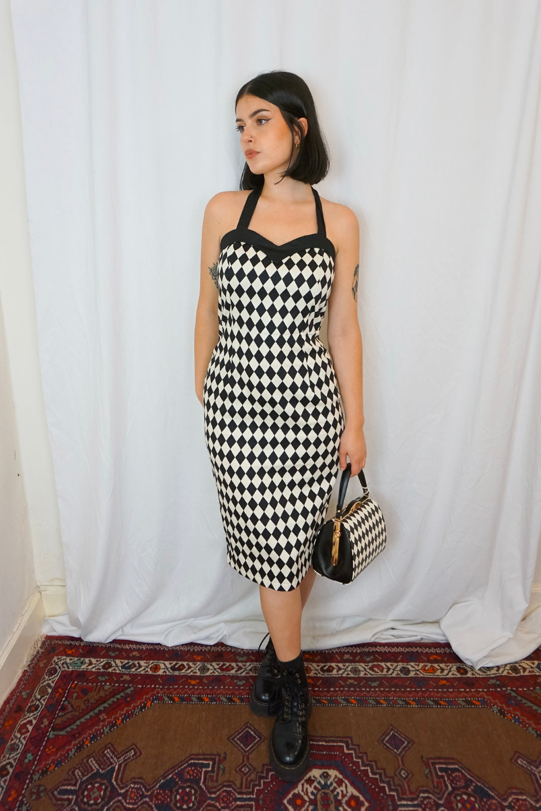 Rhona Harlequin Handbag