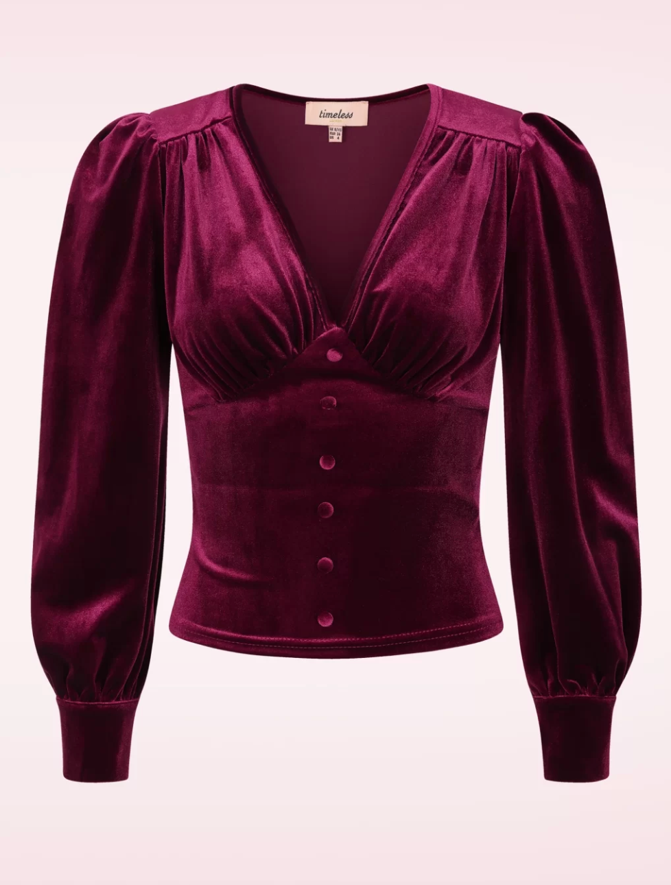Malika Blouse Burgundy