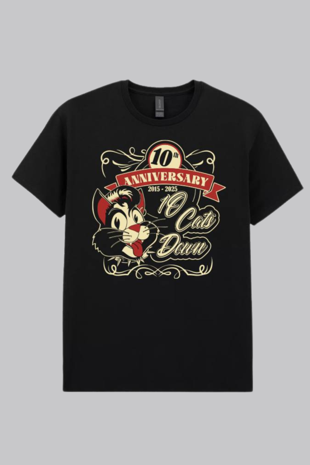 10 Cats Down - 10th Anniversary Shirt (Limited Edition)