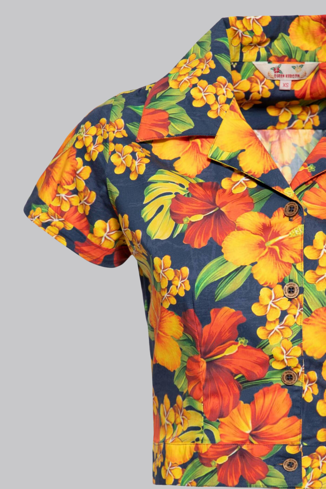 Dark Hawaiian Shirt (Ladies)
