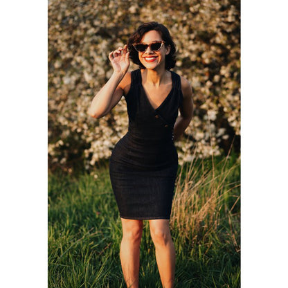 Dark Denim Pencil Dress Peggy