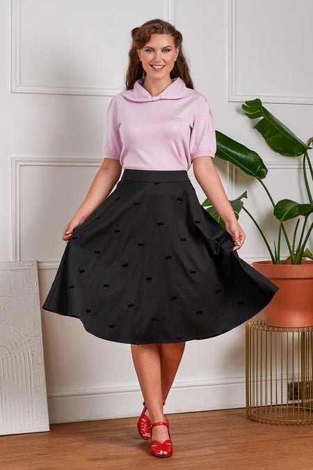 Annie Black Cherry skirt - Skirts - Banned