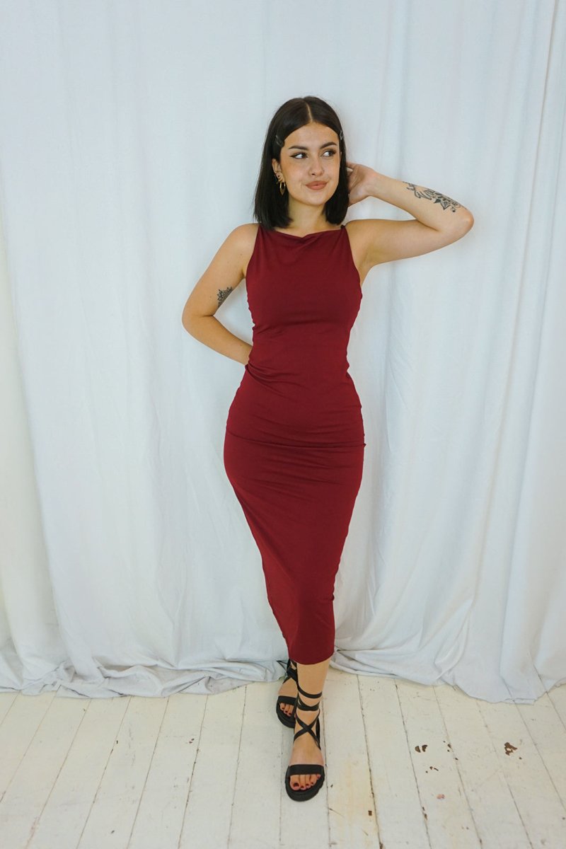Azalea Low Back Dress - Dresses - HOB