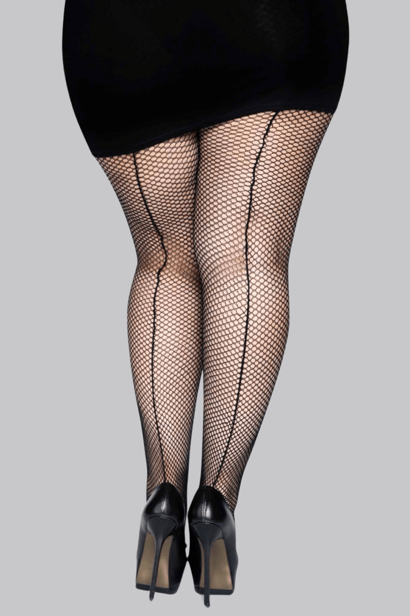 Backseam Fishnet Pantyhose - Tights - Leg Avenue