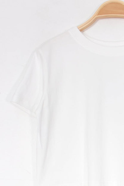 Basic Cropped Tee White - Tops - HOB