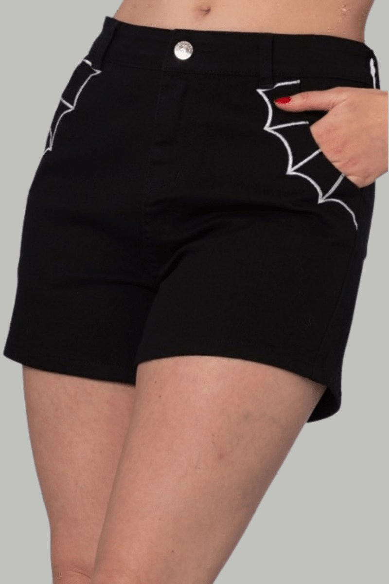 Bell Tower Bat Shorts - Shorts - Banned