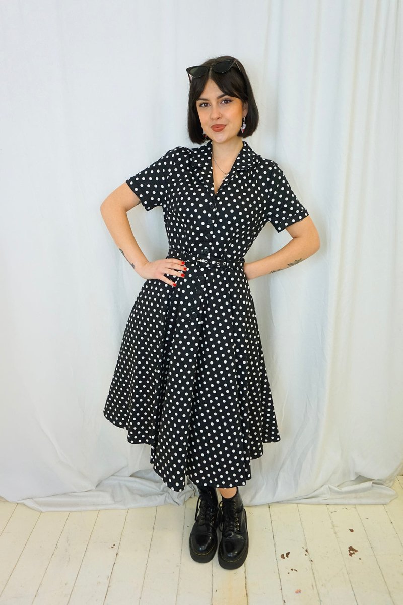 Bella polka swing dress - Dresses - Banned