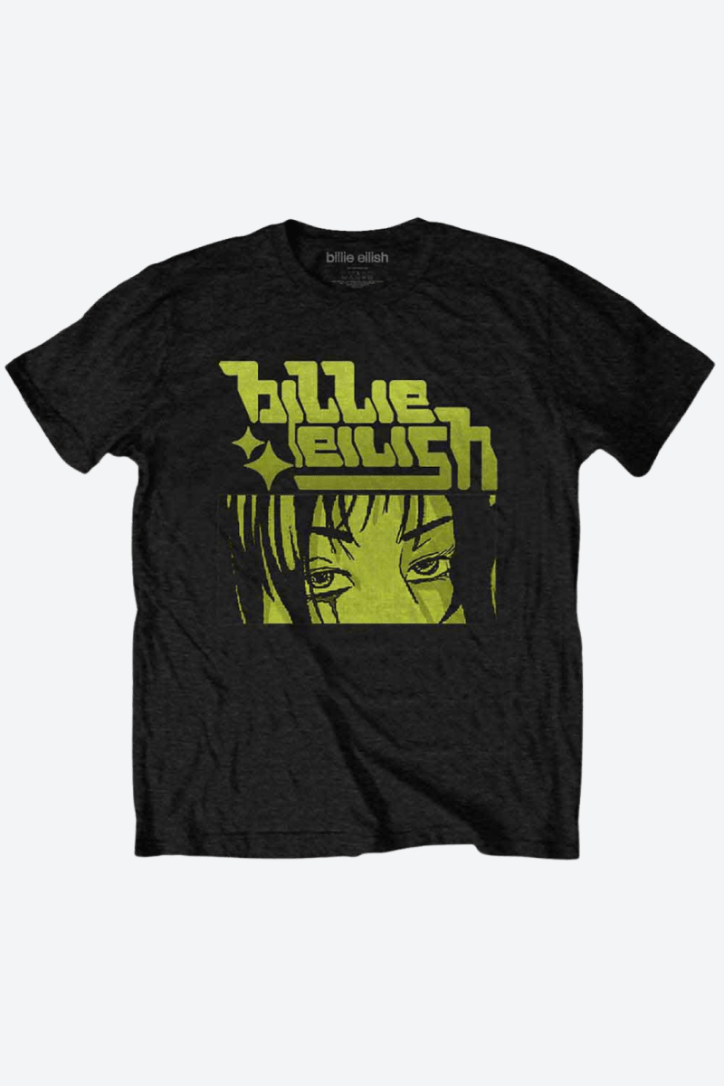 Billie Eilish Anime Logo Shirt - Bandshirts - Official Merchandise
