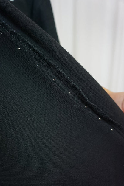 Black Beaded Jeans - Trousers - HOB