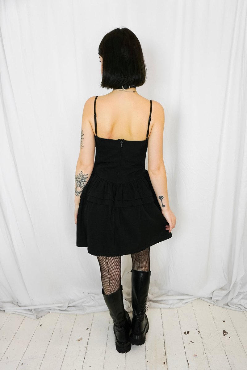 Black Corset Dress - Dresses - HOB