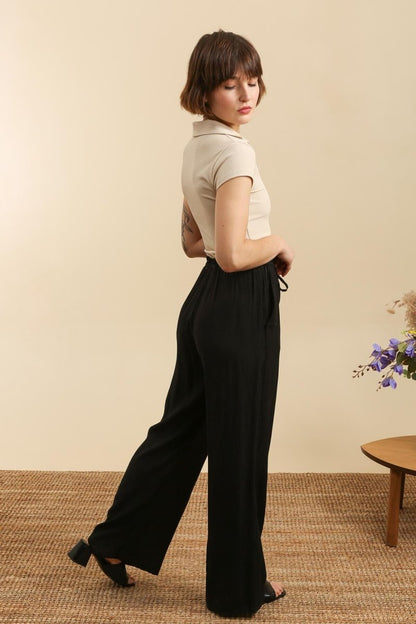 Black Loose Trousers - Trousers - House of Bones