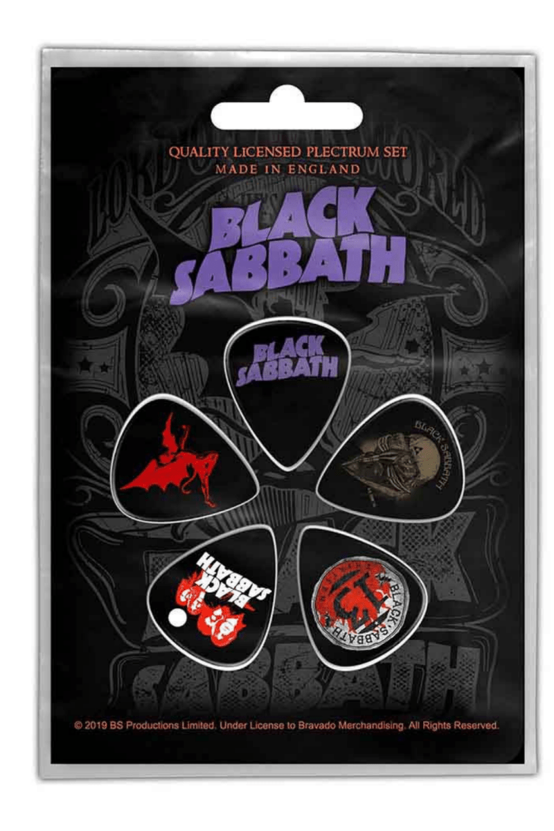 Black Sabbath Plectrum Pack - Accessories - Official Merchandise