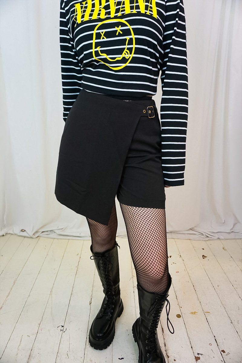 Black Skort - Skirts - Naf Naf