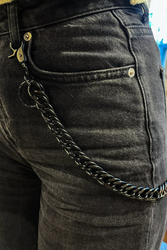 Black Wallet Chain - Accessories - HOB